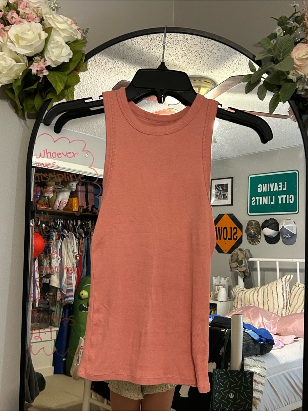Old Navy Ribbed Tank Top - Dusty Rose Pink